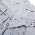 Isabel Marant Etoile Black Utility Zolina Dress Belted Multi Pockets Mini Dress Photo 13