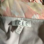 TCEC  halter mini ruffle tier mini Y2K dress size S beachy travel Photo 2