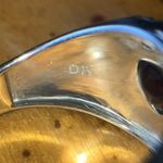 Raspberry Rhodolite Garnet Black Spinel Sterling Silver Ring Size 6 Red Photo 6