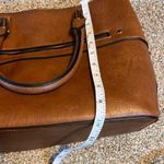 Mathew & Julian Brown Handbag. Outside and Inside Zip Pockets. 2 Flaws as shown Photo 3