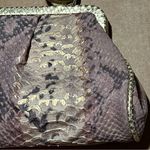 Adrienne Vittadini  snake skin baguette bag Photo 6