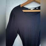 Boden maxi ankle length black maxi dress with pockets and long sleeves. Si… Size 4 Photo 3