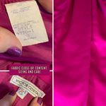 VINTAGE 1980'S JEWEL TONE PINK VICTOR COSTA STRAPLESS SATIN FORMAL DRESS (8) Photo 12