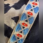 Tory Burch Candice Printed Silk Cotton Blouse in Blue $496 Photo 15