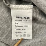 SheIn silver grey tee-shirt fabric baby doll tank top, size S Photo 8