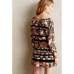 Anthropologie Holding Horses Garden Lace Floral Dress Orange Blue Long Sleeve XS Photo 10