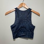 Allfenix Indie Python Snakeskin Longline Sports Bra Black Size M Photo 4