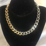 Silver And Gold Chain Necklace Multiple Photo 0