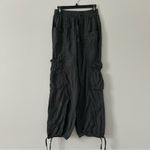 Aerie  High Waisted Go For It Baggy Cargo Pants Smoked Grey XS Photo 1