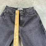 Abercrombie & Fitch  The Slouchy Jean Mid Rise Sz 0 Wide Leg Black Curve Love Photo 9