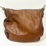 Coach  Chelsea Brown Leather Ashlyn Hobo- Walnut Gold Hardware Shoulder Bag Photo 6