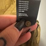 Anthropologie  Womens Blouse Cacee Jacquard Button Down Olive Green size large Photo 8