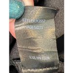 Lulus Motorcycle Black Rayon Jacket Retro Exposed Zippers XS 60s Bikercore Photo 8