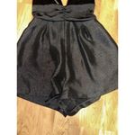 Free People Sylkie Romper Blue Velvet Top Black Shimmer Bottom Size 0 Photo 6