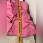 Christian Dior 1980s Vintage Bubblegum Pink Satin Cinched Blazer Jacket NO SIZE Photo 3