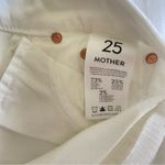 Mother Denim The Looker Crop Jeans in Mirror Mirror White Size 25 Photo 4