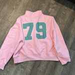 Strawberry Shortcake '79 Juniors Quarter Zip‎ Graphic Pullover Large Sweatshirt Pink Photo 4