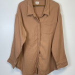Wilfred  Free Aritzia Oversized Cotton Gauze Button Up Photo 0