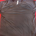 Athleta Sport Performance T-Shirt Womens Size Large Black Stretch Nylon Blend Photo 0