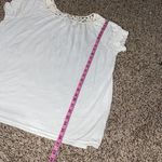 Carolyn Taylor ‎ women’s large white eyelet blouse Photo 5