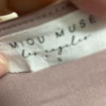 Miou muse Los Angeles women's lilac romper long flowy legs size small Gray Photo 3