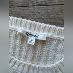 Splendid  white cashblend Ribbed Sweater Photo 11