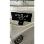 NEW Curves 360 by NYDJ Wide Leg Linen Blend Pants Lift Tuck Plus Size 16 Curvy White Photo 9
