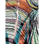 Alberto Makali Small Womens Cardigan Sweater Abstract Beaded Long Sleeve Y2K Photo 8