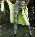 Aerie AMERICAN EAGLE 7/8 Legging Chill Play Move Lime Green Gray High Waisted XS Photo 0
