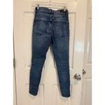 EXPRESS  High Rise Legging Jeans Stretch Denim Perfect Wash‎ Size 4 Short Photo 4