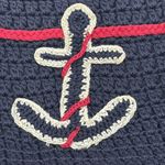 The Sak Crossbody Shoulder Bag Blue Crochet Woven Sling Purse Removable Strap Photo 1