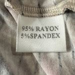 St. John  Small Top Yellow Label Short Sleeve Faux Wrap Abstract Stretch Pullover Photo 7