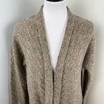 J Jill Neutral Taupe Alpaca Blend Open Cardigan Small Tan Photo 1
