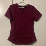 Scrub Star Women’s Size Small Wine Color Scrub Top NWOT Photo 0