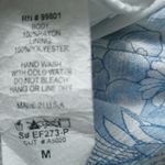 Liz Claiborne LizSport Claiborne M 30x23 Aloha Sky Blue Crop Pants Photo 1