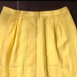 J.Crew NWOT canary yellow  mini skirt. Sz 00. Photo 1