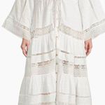 Veronica Beard Minoru Dress White Cotton Cover Up Long Sleeve Adjustable Size XS Photo 0