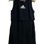 Adidas black dress NWT 3 stripe Game & Go sleeveless side pockets xs GG Photo 1
