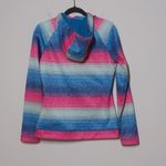 Burton  Columbo WB Peak Hoodie Full Zip Jacket Multicolor Spellout - Size Medium Photo 4