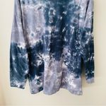 Free People  Be Free Tie Dye Oversize Long Sleeve T-Shirt Charcoal Combo … Photo 2