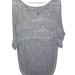 Romeo + Juliet Couture Gossip Girl crochet circle hem open knit sweater size S Photo 1