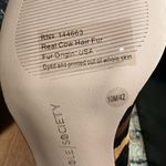 Sole Society  Lilianna Leopard Ankle Boot New Bootie Size 10 Calf Hair Photo 7