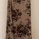 ZARA Brown Floral Long Skirt vintage Photo 0