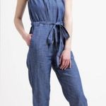 Gap  Denim Tie Waist Jumpsuits Womens Size XS Photo 0