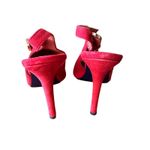 Rebecca Minkoff REBECCA MINKOFF Suede Peep Toe Slingback Heels NWOB Sz11 Photo 2