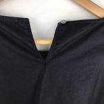 J Crew Factory Women's Black Long Sleeve Blouse Shoulder Ruffle Size M Photo 7