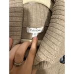 Calvin Klein  Tan Turtleneck Poncho Sweater Photo 3