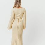 Bump Friendly Long Dress Yellow Size L Photo 3