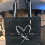 Victoria's Secret  Glittery Black Tote New with tag Photo 0