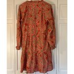 Roberta Roller Rabbit Roller Rabbit Rhody Janni cotton floral tiered long sleeve dress small Photo 7